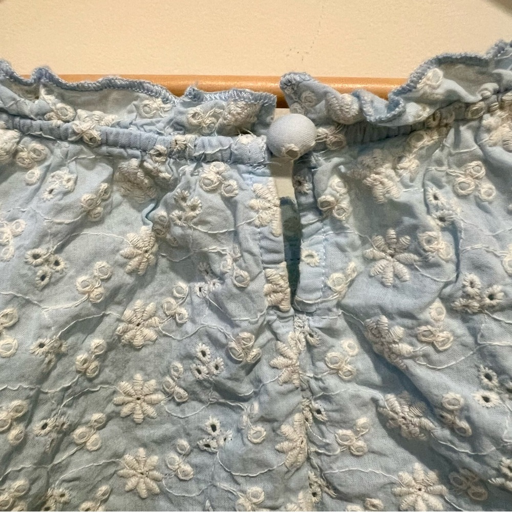 ASOS Light Blue Floral Ribbon Tank Top - Picture 4 of 6